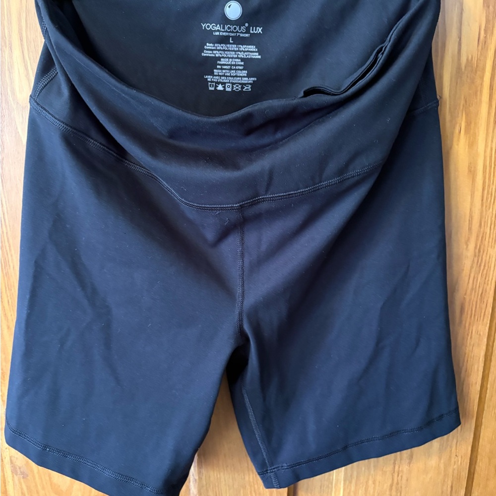 Yogalicious Black Athletic Shorts
